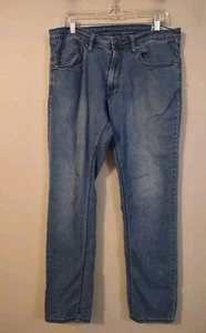 Buffalo David Bitton Jeans Mens 34 x 30 Blue Axel Denim Pants Pockets - Picture 1 of 7