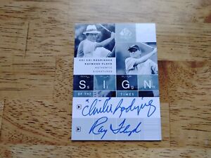 2002 SP Authentic Golf Ray Floyd/Chi Chi Rodriguez SOTT Dual Autograph #RF-250