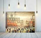 Lowry Our Town Painting Printed Canvas Wall Art Framed Print Picture Home Decor