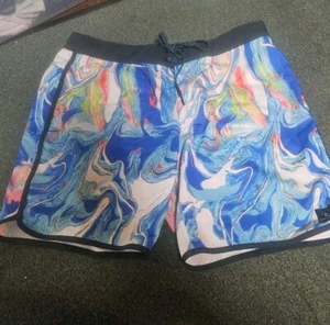 RIPCURL MEN'S MIRAGE BOARDSHORTS WATER PRINT 33 - Picture 1 of 3