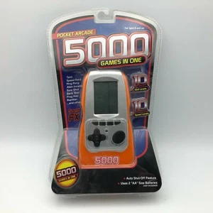 NOS 2008 Pocket Arcade 5000 Games In One Orange Westminster Sealed Pkg New F3 - Picture 1 of 12