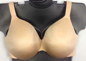 Catherines Smooth Full Coverage Underwire Microfiber Bra ALMOND NWOT New - Picture 1 of 12