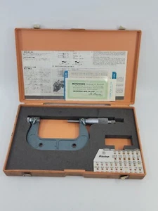 Mitutoyo Japan 126-903 Screw Thread Micrometer With Box - Picture 1 of 7