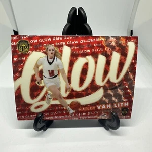 2021 Super Glow 1st Ever Hailey Van Lith 1/1 Gold Vinyl Super Fractor TCU - Picture 1 of 2
