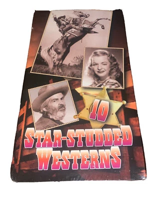 10 Star-Studded Westerns- 1996 3 VHS Tape Set NEW SEALED - Image 1 of 4