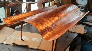 SCHORNSTEINABDECKUNG NAPOLEONHUT KUPFER KAMINHAUBE cca 80x80cm Konstr. Edelstahl - Bild 1 von 15