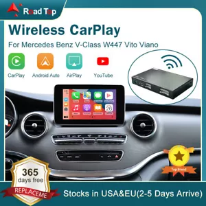 Wireless CarPlay Android Auto Für Mercedes Benz V Class W447 Vito Viano 14-2018 - Bild 1 von 9