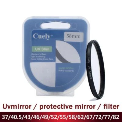 Slim UV filter protection For Olympus Nikon  Lens Camera - Image 1 of 4