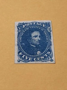 CSA 4 Confederate 5C XF Original Gum - Picture 1 of 3