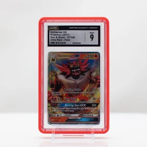 Pokemon Incineroar GX Holo #27 Ultra Rare Sun & Moon 2017 - CGC 9 Mint - Picture 1 of 4