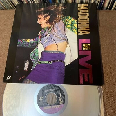 MADONNA The Virgin Tour Live JAPAN Laser Disc LD 35P6-9016 1989 reissue No OBI - Image 1 of 4
