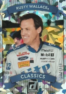 2018 Donruss Racing Nascar Cracked Ice Parallel Classics Rusty Wallace C11 /999 - Bild 1 von 1