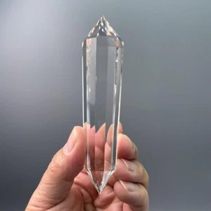 Varita de pájaro de cuarzo con punta de cristal transparente de 12 lados de gran altitud 5,00 pulgadas - Imagen 1 de 10