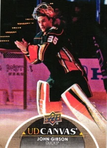 2021-22 Upper Deck #C121 John Gibson UD Canvas - Picture 1 of 2
