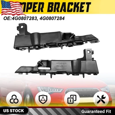 Soporte retenedor de parachoques 2 piezas accesorios de coche para Audi S6 A6 Quattro 2012-2018 Foto 1 de 4