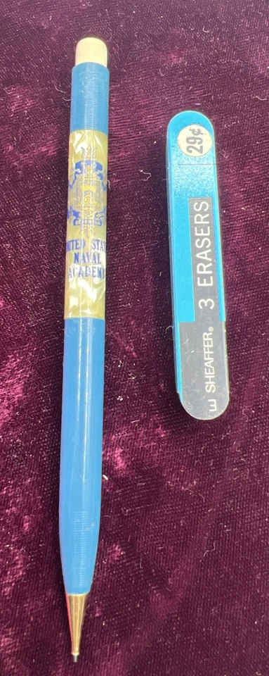 Sheaffer US Naval Academy Navy Vintage Blue Pearl Center Pencil - Image 1 of 4