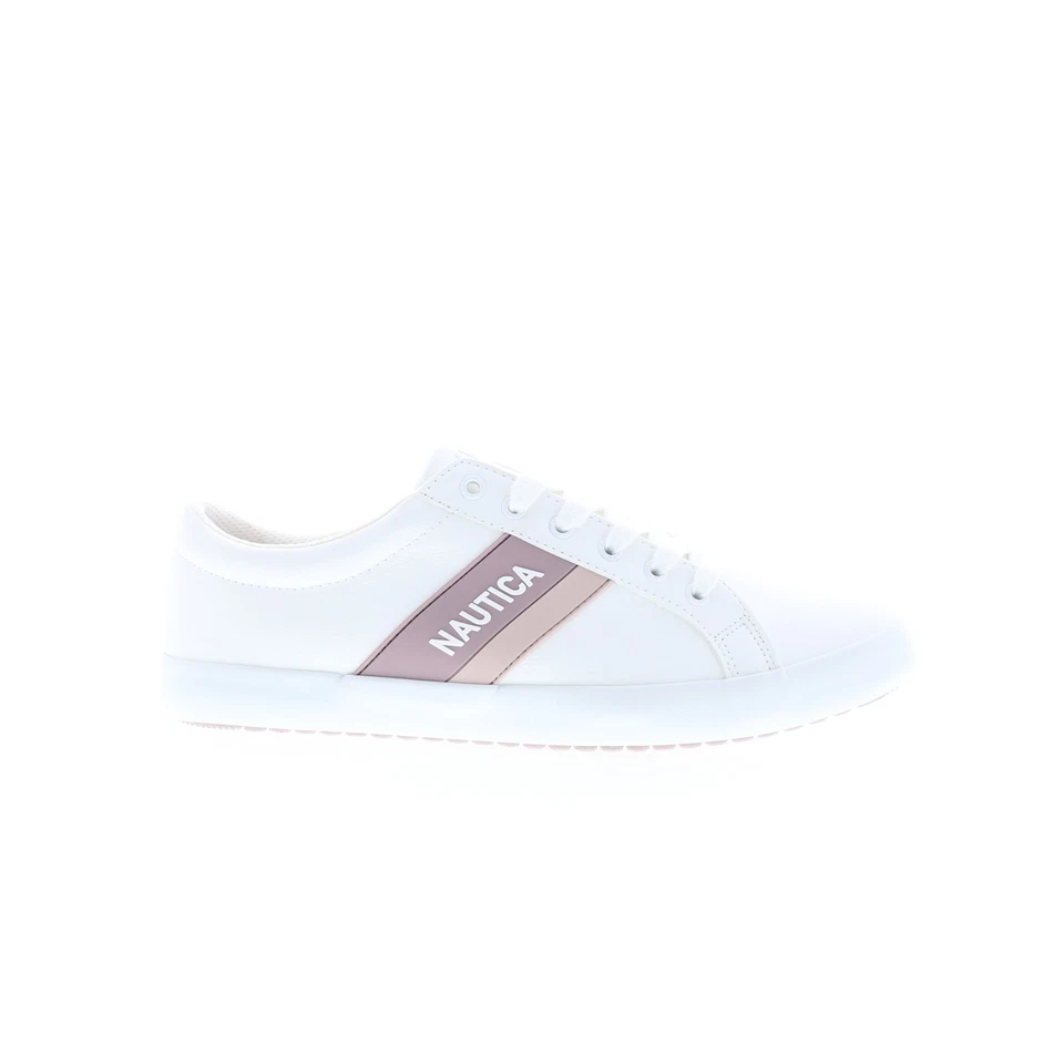 Nautica Thana JW2024 Womens White Synthetic Lace Up Lifestyle Sneakers Shoes - Image 1 of 4