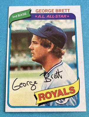 1980 Topps - George Brett #450 Foto 1 de 2