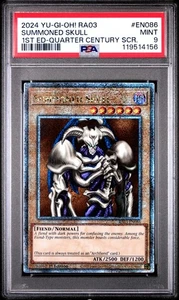 YU-GI-OH! RA03-QUARTER CENTURY BONANZA EN086 SUMMONED SKULL 1STEDITION QCR PSA 9 - Picture 1 of 1
