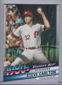 STEVE CARLTON 2020 Topps Decades' Best Series 2 #DB-62 🥎4205🥎