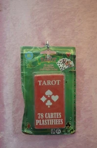 JEU DE 78 CARTES PLASTIFIÉES TAROT PAS POKER BELOTE BRIDGE - Foto 1 di 1