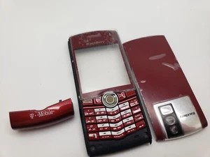 New Red Blackberry 8100 Pearl Housing Fascia Battery Cover Keypad UK3POST - Picture 1 of 8