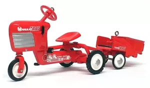 Hallmark Kiddie Car Classics 06376 - 1955 Murray Tractor Trailer Ornament - Red - Picture 1 of 5