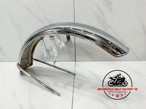 Suzuki GT250 GT 250 Mud Guard A / B / C 1976 1977 1978 New Chrome Front Fender. - Picture 1 of 19