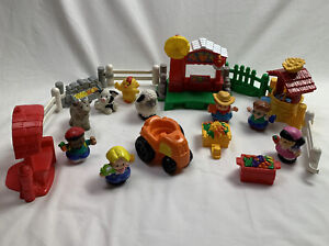Fisher Price Little People Farm Well Animals Farmers Fencing Tractor Goat Pig +
