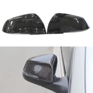 Real Carbon Fiber Side Mirror Cover for BMW 5/6/7 Series F10 F12 F01 F11 F07 - Picture 1 of 9