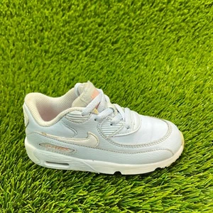 Nike Air Max 90 LTR Boys Size 9C Blue Athletic Walking Running Shoes Sneakers - Picture 1 of 8