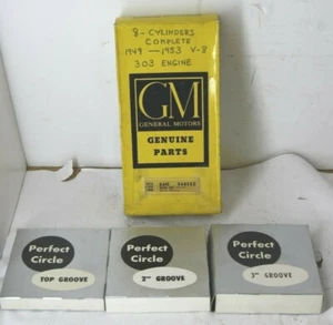 49-53 OLDS 303 V8 RING SET GM 568553 - Picture 1 of 1