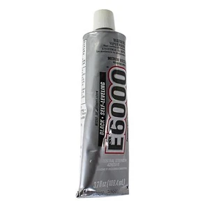 3.7 fl oz E6000 Black Industrial Strength Self Leveling Waterproof Adhesive - Picture 1 of 3