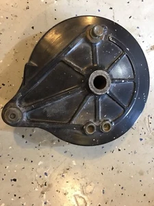81-82 HONDA CB750C REAR BRAKE DRUM SHOES HUB ASSEMBLY OEM GOOD pads - Picture 1 of 3