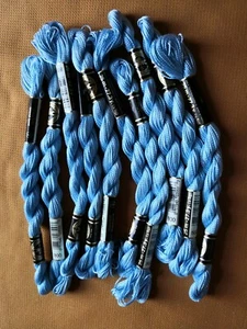 DMC COTON PERLÉ in Pale Blue (10 skeins) - Picture 1 of 3