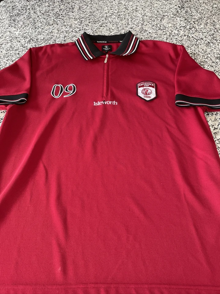 Red 1/4 Zip Pullover 2009 Tavistock Cup By Red Jacket Shirt - Image 1 of 4