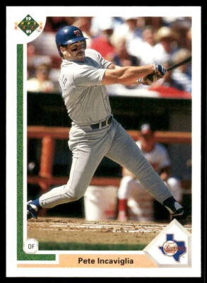 Pete Incaviglia 1991 Upper Deck #453 Texas Rangers - Image 1 of 2