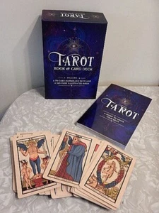 Tarot Card Deck (set) : Includes a 78-Card Marseilles Deck & 160 Page Book - Foto 1 di 2