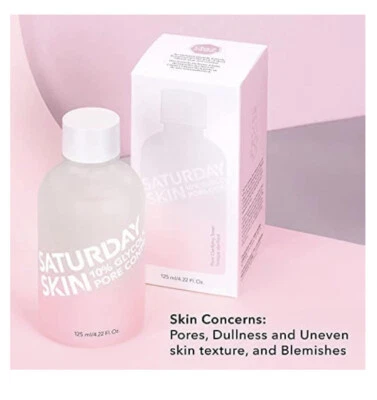 Тоник для очищения пор кожи суббота 10% гликолевая кислота + комплекс для контроля пор НОВЫЙ - Изображение 1 из 4