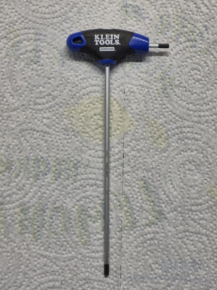 Klein Tools JTH6M3 3 mm hexagonal con mango en T Journeyman 6 pulgadas (LOTE DE 2) Foto 1 de 1