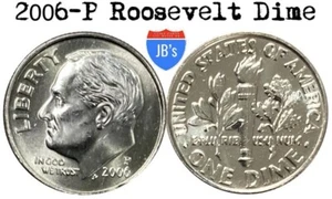 2006 (P) Roosevelt Dime BRILLIANT UNCIRCULATED *JB's Coins* - Picture 1 of 3