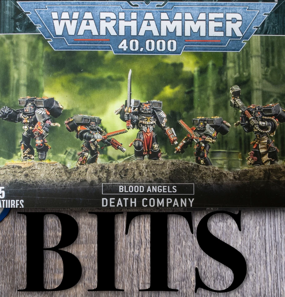 Warhammer 40K Herejía Marines Espaciales Ángeles Sangrientos COMPAÑÍA DE LA MUERTE Bit Bits salto fuera de existencia Foto 1 de 1