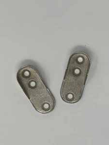 1 Pair Closet Rod Support - Chrome Finish w/o Dowels - Picture 1 of 3
