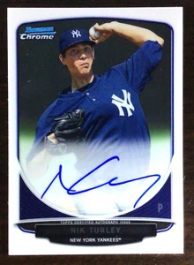 2013 Bowman Chrome Prospects Nik Turley Autograph #BCA-NT   - Picture 1 of 1