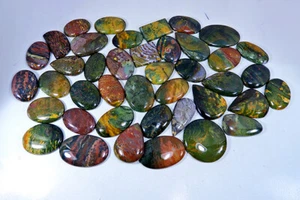 NATÜRLICHER BLUTSTEIN MIX CABOCHON LOSE EDELSTEINE GROSSHANDEL MENGE 250 BIS 5000 kt. Sg8 - Bild 1 von 5