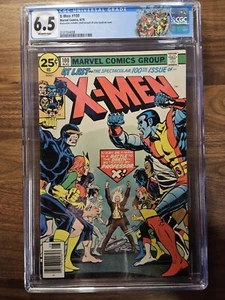 X-Men #100 Old X-Men vs. New X-Men Vintage Marvel Comic 1976 CGC 6.5 NEWSSTAND - Picture 1 of 5
