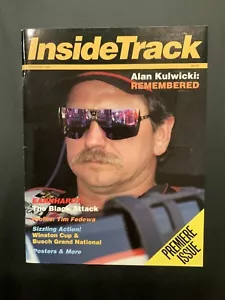 1993 Inside Track Premiere Issue Nascar Dale Earnhardt Sr. On Cover, Magazine!* - Picture 1 of 12