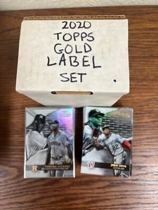 2020 Topps Gold Label Class 1 Complete Set 1-100 - Picture 1 of 1