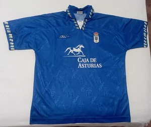 Camiseta fútbol del Real Oviedo año 1995 del mitico delantero Carlos - Imagen 1 de 5