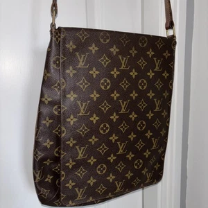 100% Authentic LOUIS VUITTON Musette Salsa GM Monogram Shoulder Bag Purse - Picture 1 of 24